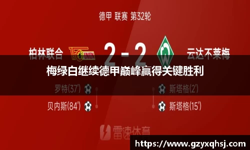 梅绿白继续德甲巅峰赢得关键胜利